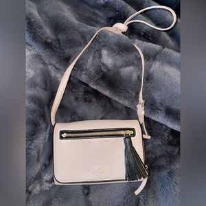 Kate Spade Cream and Black Crossbody Bag